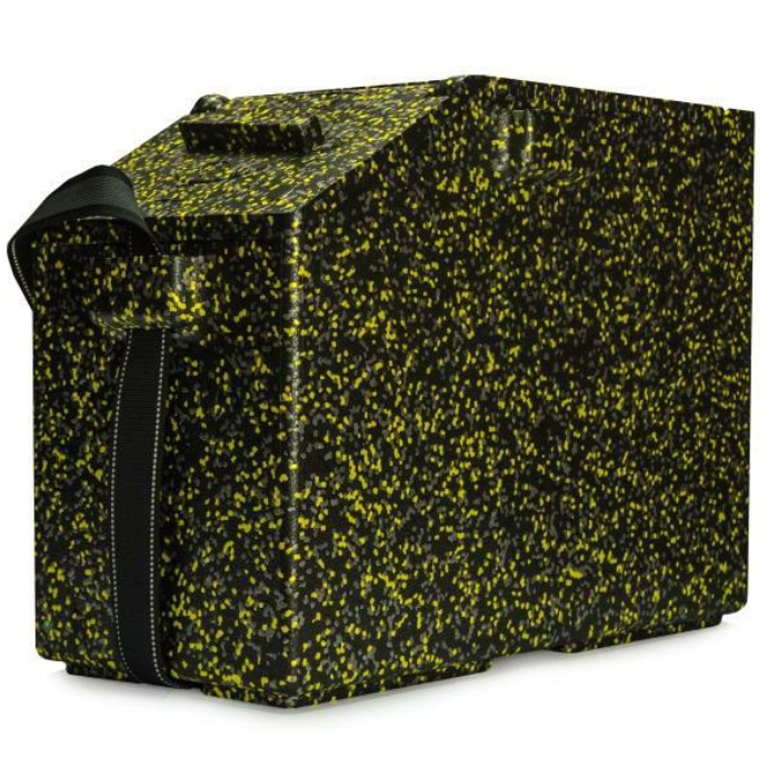 Рыболовный ящик Ice Box CLASSIC 55х42х26 см, 22+12л, до 200кг, вспен. п/пропилен, Ч/Жёлт.