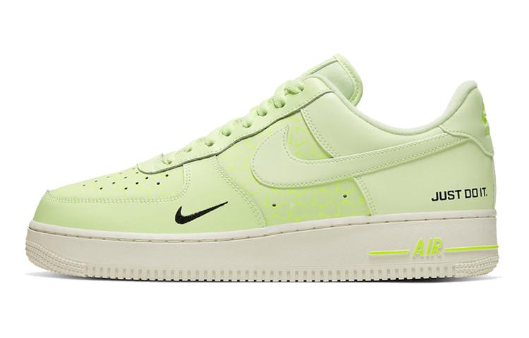 

Кеды унисекс Nike Air Force 1 Just Do It зеленые 44.5 EU, Зеленый, Air Force 1 Just Do It