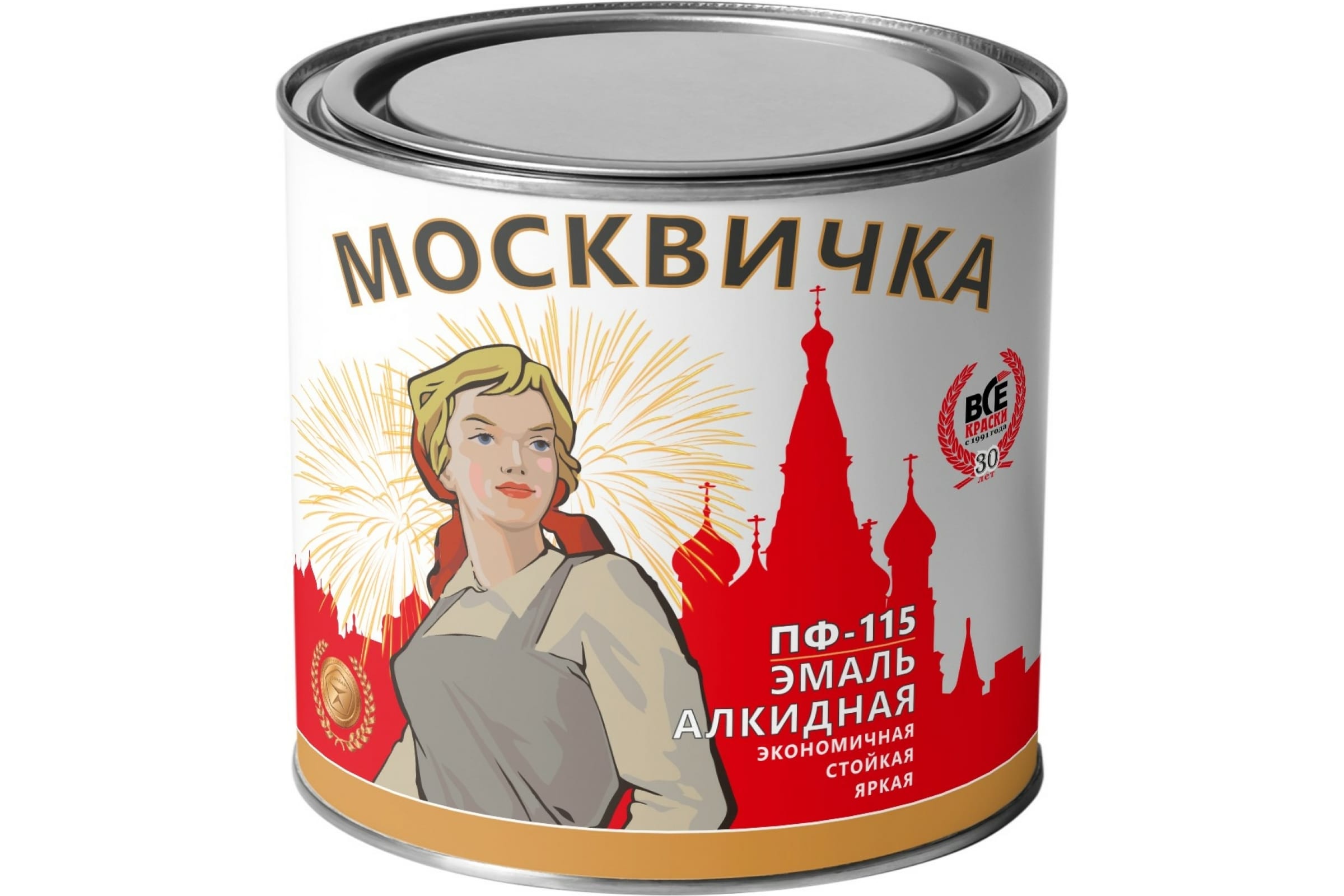 

Москвичка ЭМАЛЬ ПФ-115 СЕРАЯ 1.9кг 4620105770071