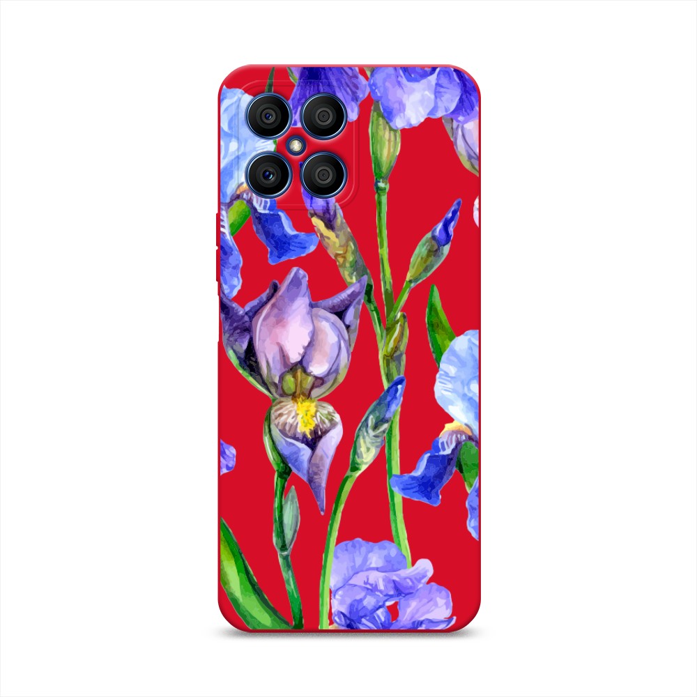 

Чехол Awog на Honor X8 "Синие ирисы", Фиолетовый;голубой;зеленый, 6107653-1