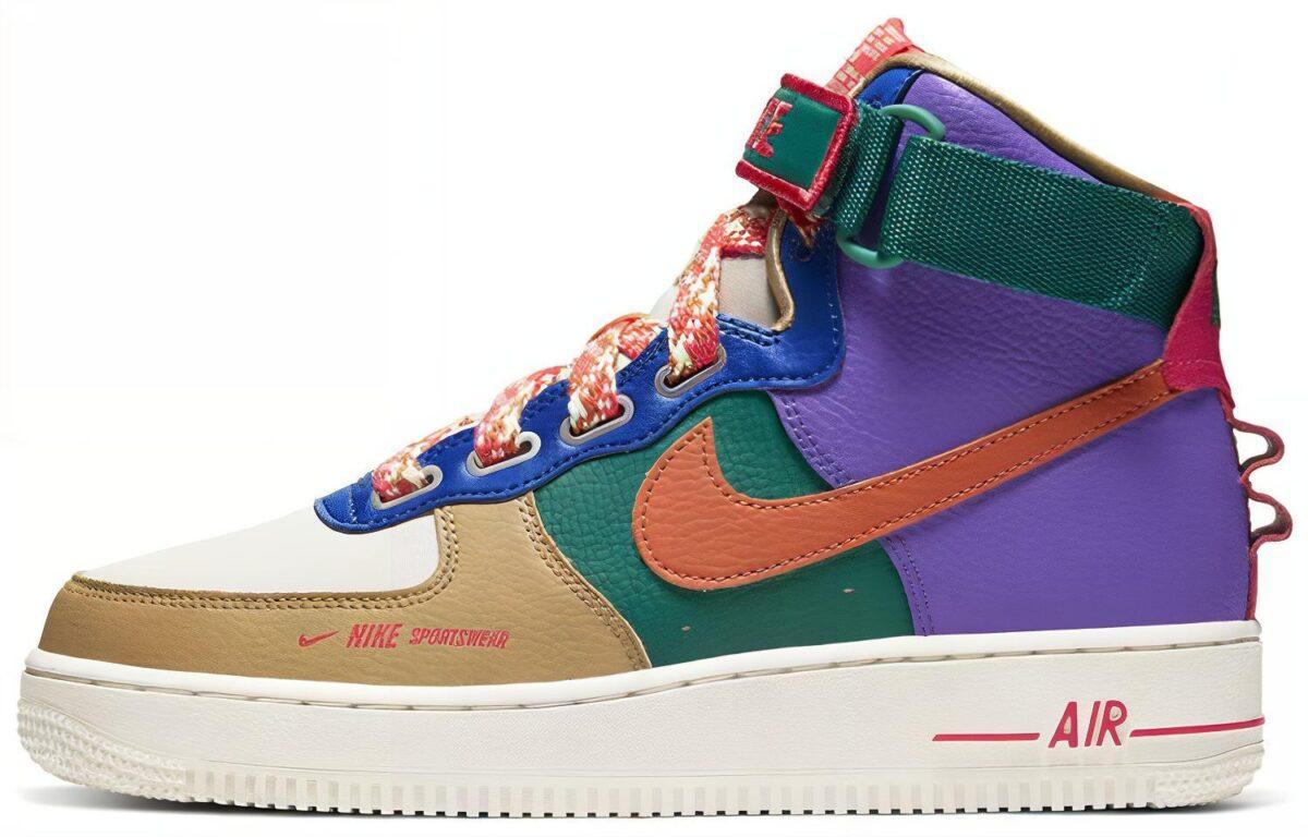 

Кеды унисекс Nike Air Force 1 hi ut бежевые 37.5 EU, Бежевый, Air Force 1 hi ut