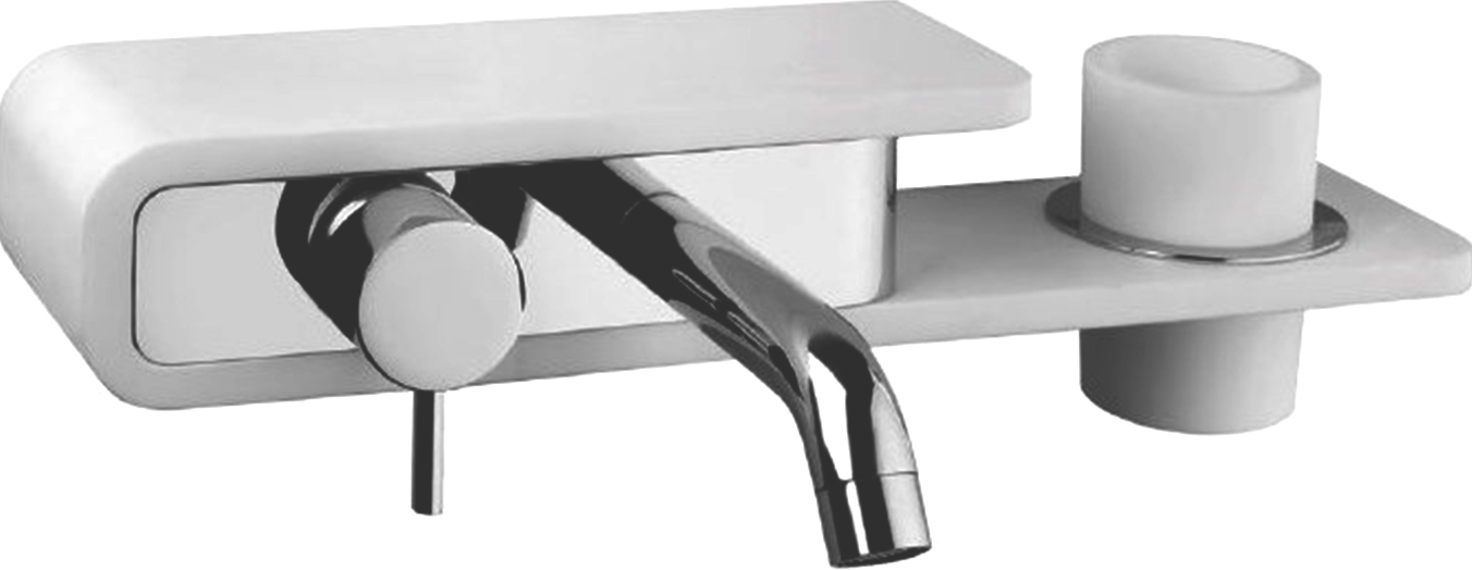 

Смеситель для раковины PAINI PAD PDCR208B0 хром, белый