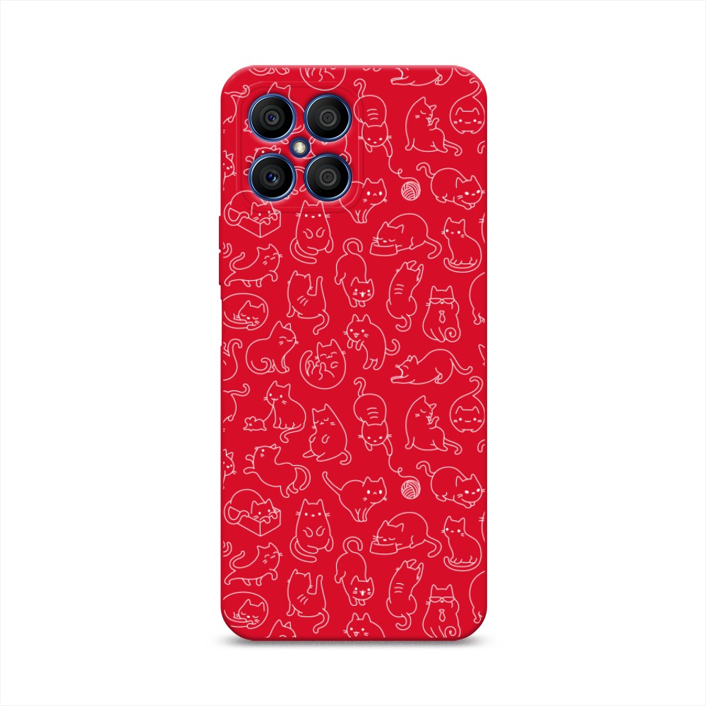 

Чехол Awog на Honor X8 "Шкодливые котики", Прозрачный;бежевый, 6107653-1