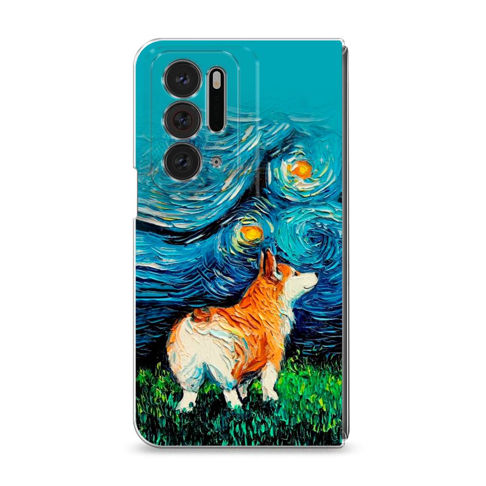 

Чехол на Oppo Find N "Корги звёздная ночь", Коричневый;белый;зеленый, 259650-1