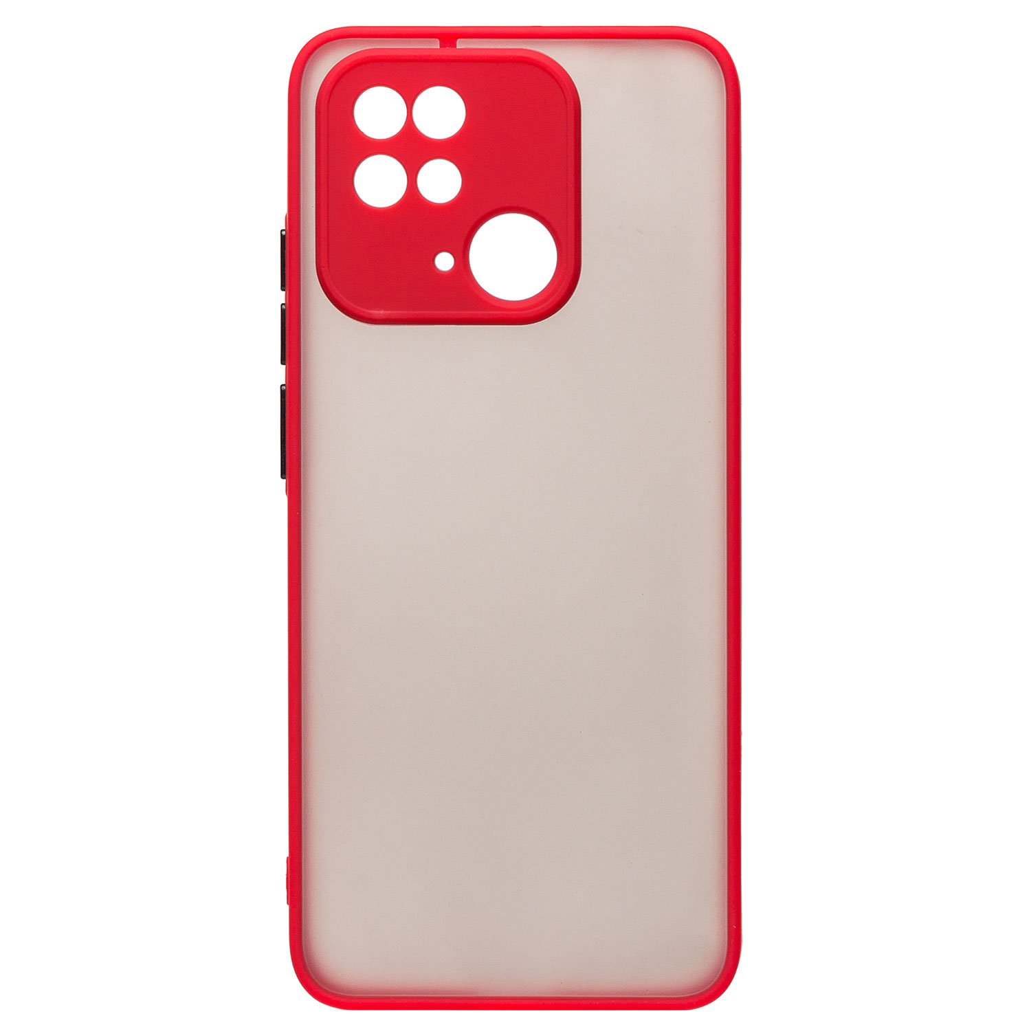 

Чехол для Xiaomi Redmi 10C пластиковый с окантовкой <красный>, Xiaomi Redmi 10C