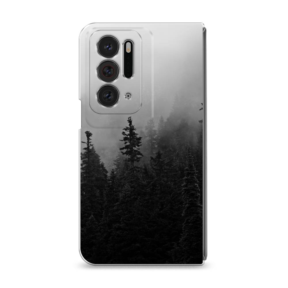 

Чехол на Oppo Find N "Туманный лес", Серый;черный, 259650-2