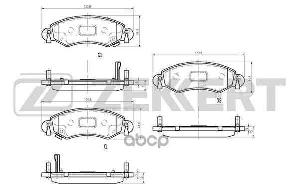 

Колодки Тормозные Suzuki Wagon R (Mm) 00-; Opel Agila A 00-; Subaru Justy (G3X) 03- Передн