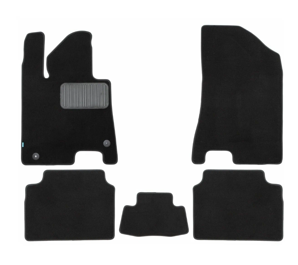 

Коврики в салон Klever Premium JAC J7 2022- лифтбек, 5шт (текстиль, бежевые) / Джак