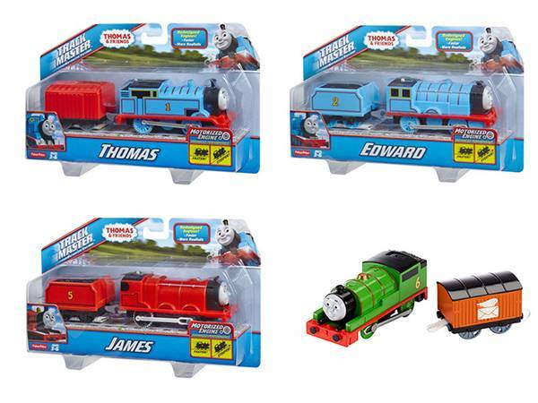 Поездной состав Fisher-Price Thomas базовые Паровозики BMK87 BML06, ассортимент