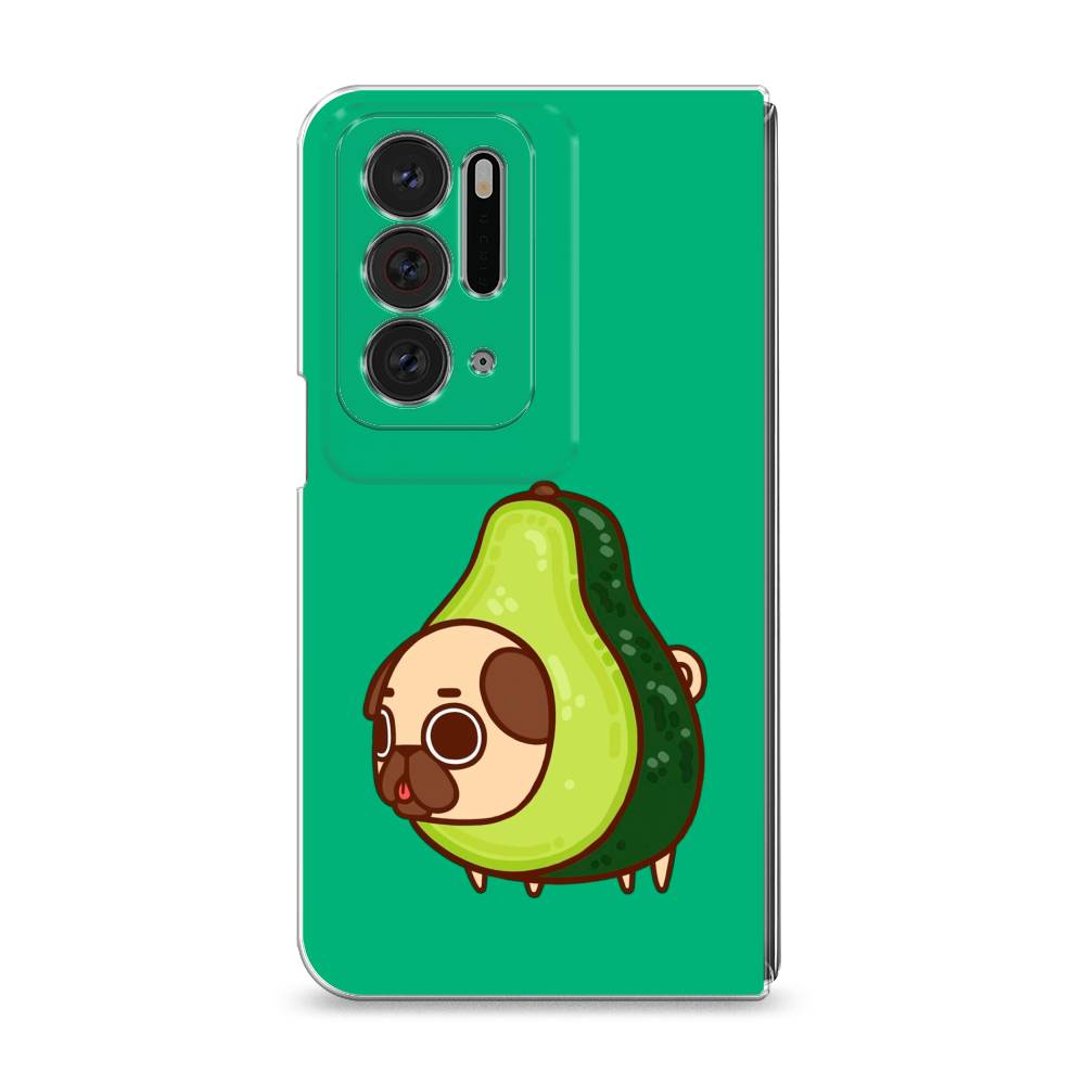 

Чехол на Oppo Find N "Мопс авокадик", Зеленый, 259650-1