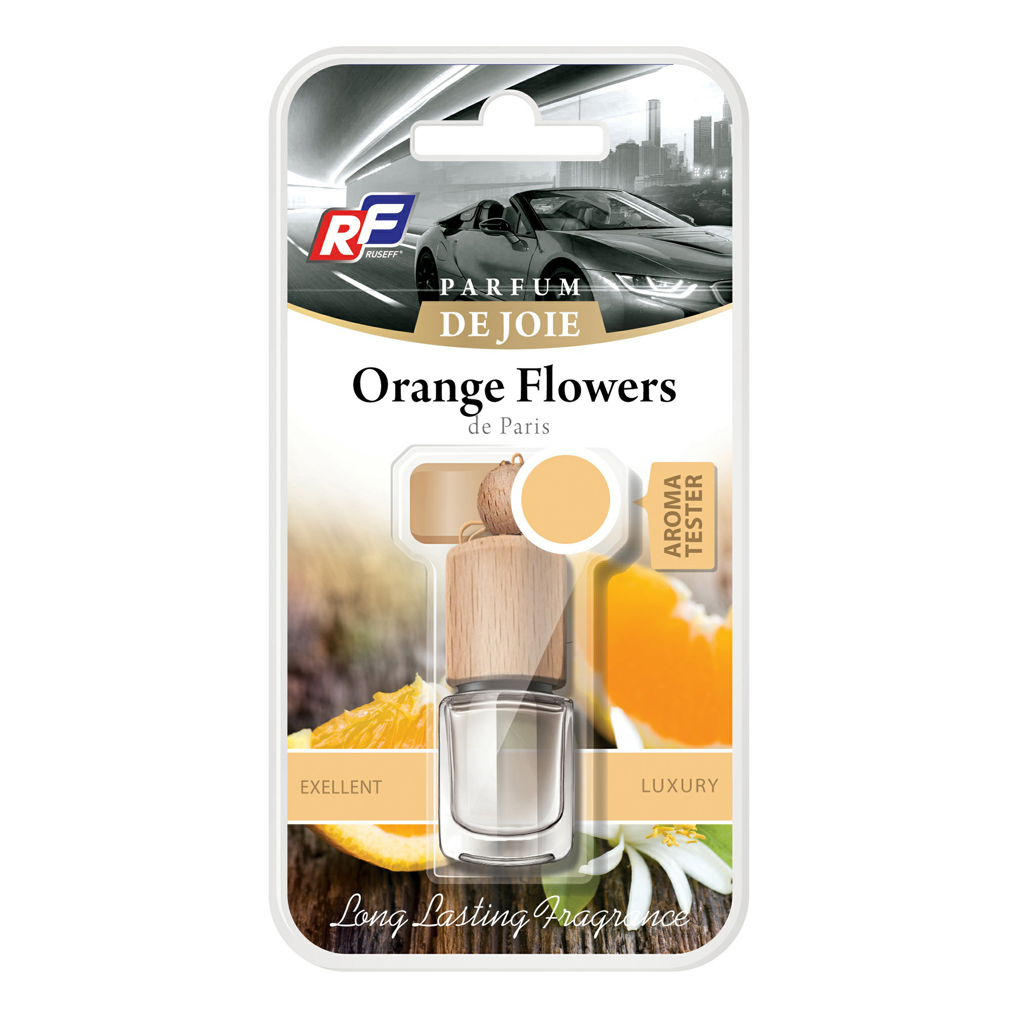 

Ароматизатор подвесной жидкостный PARFUM DE JOIE Orange Flowers (0,005л), Бежевый;прозрачный, Ароматизатор подвесной жидкостный PARFUM DE JOIE Orange Flowers (0,005л)