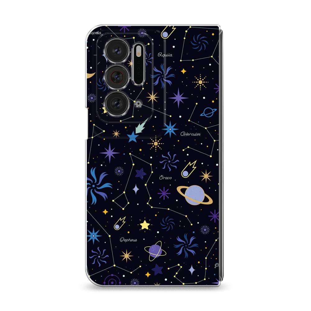 

Чехол на Oppo Find N "Цветной космос", Желтый, 259650-2