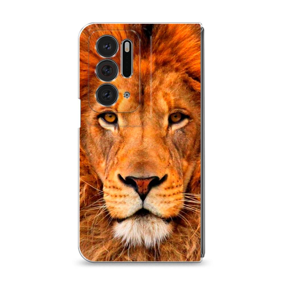 

Чехол на Oppo Find N "Благородный лев", Оранжевый, 259650-1