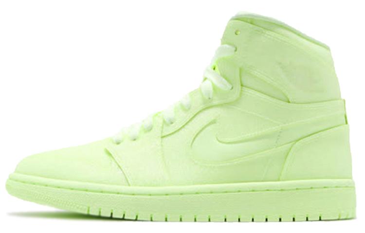 

Кеды унисекс Jordan Air Jordan 1 High Premium зеленые 37.5 EU, Зеленый, Air Jordan 1 High Premium