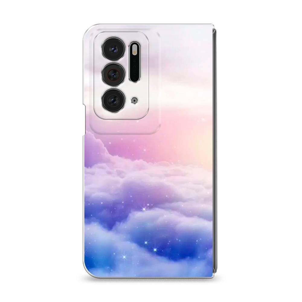 

Чехол на Oppo Find N "Небеса", Голубой;белый;розовый, 259650-2