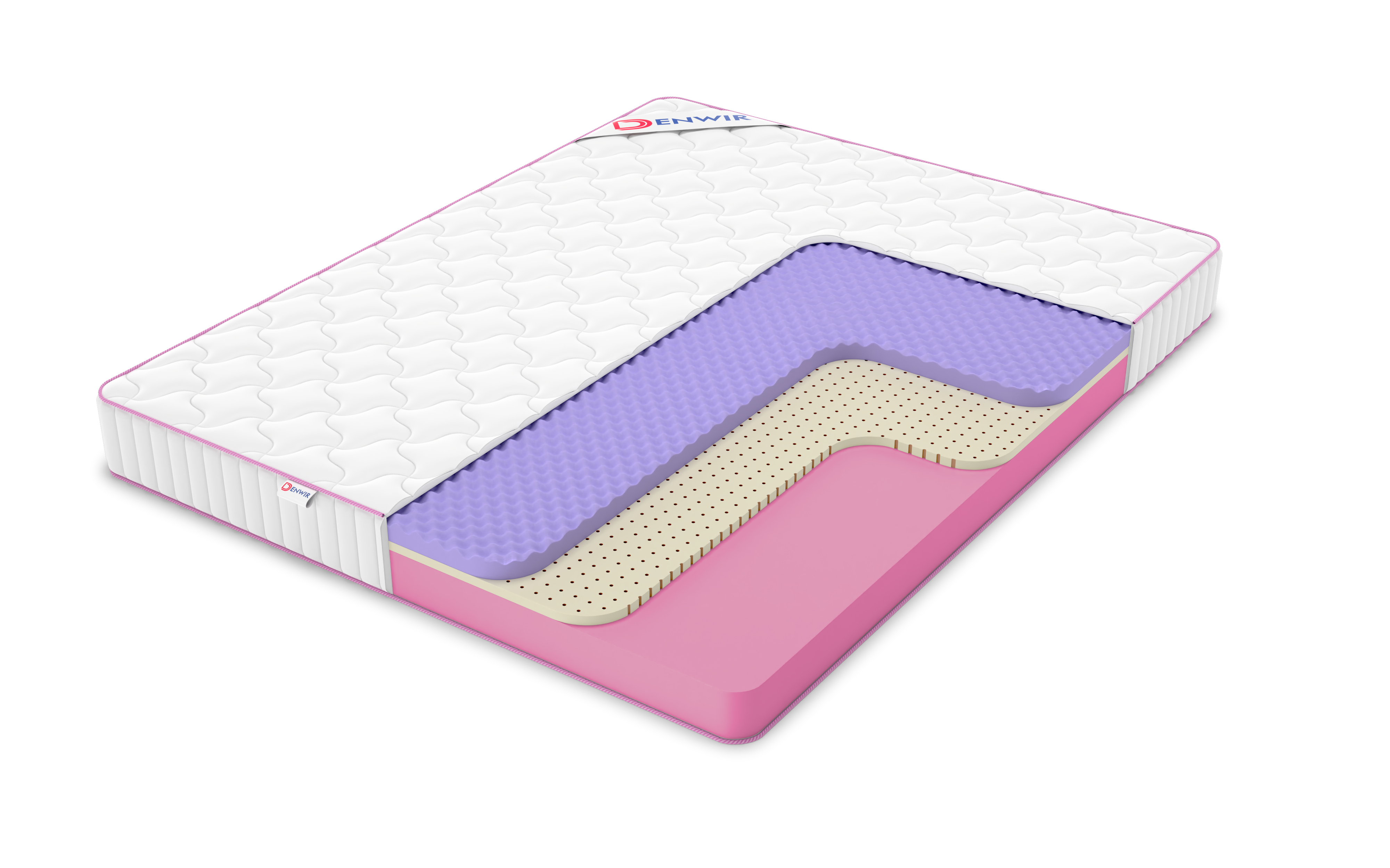 

Матрас беспружинный DENWIR MEGA SOFT FIVE 17/chstmat_MSF17_105x185, Белый, MEGA SOFT FIVE 17