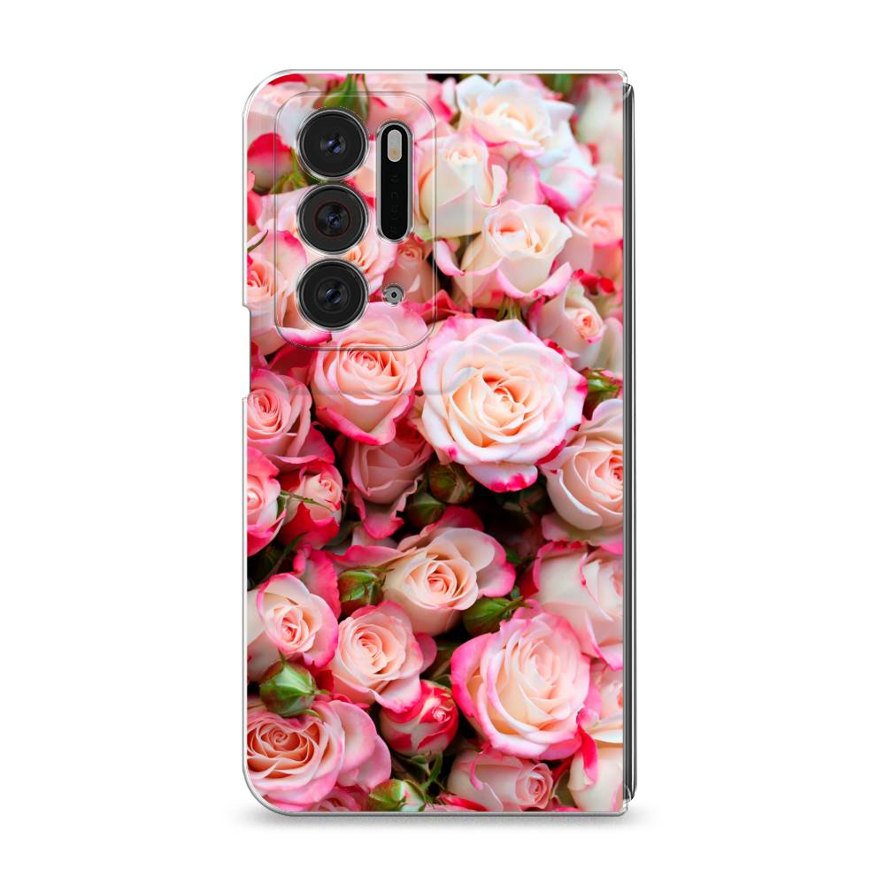 

Чехол на Oppo Find N "Много роз", Розовый, 259650-2