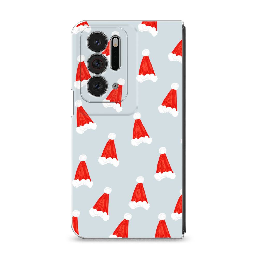 

Чехол на Oppo Find N "Новогодние шапочки", Белый;красный;серый, 259650-5