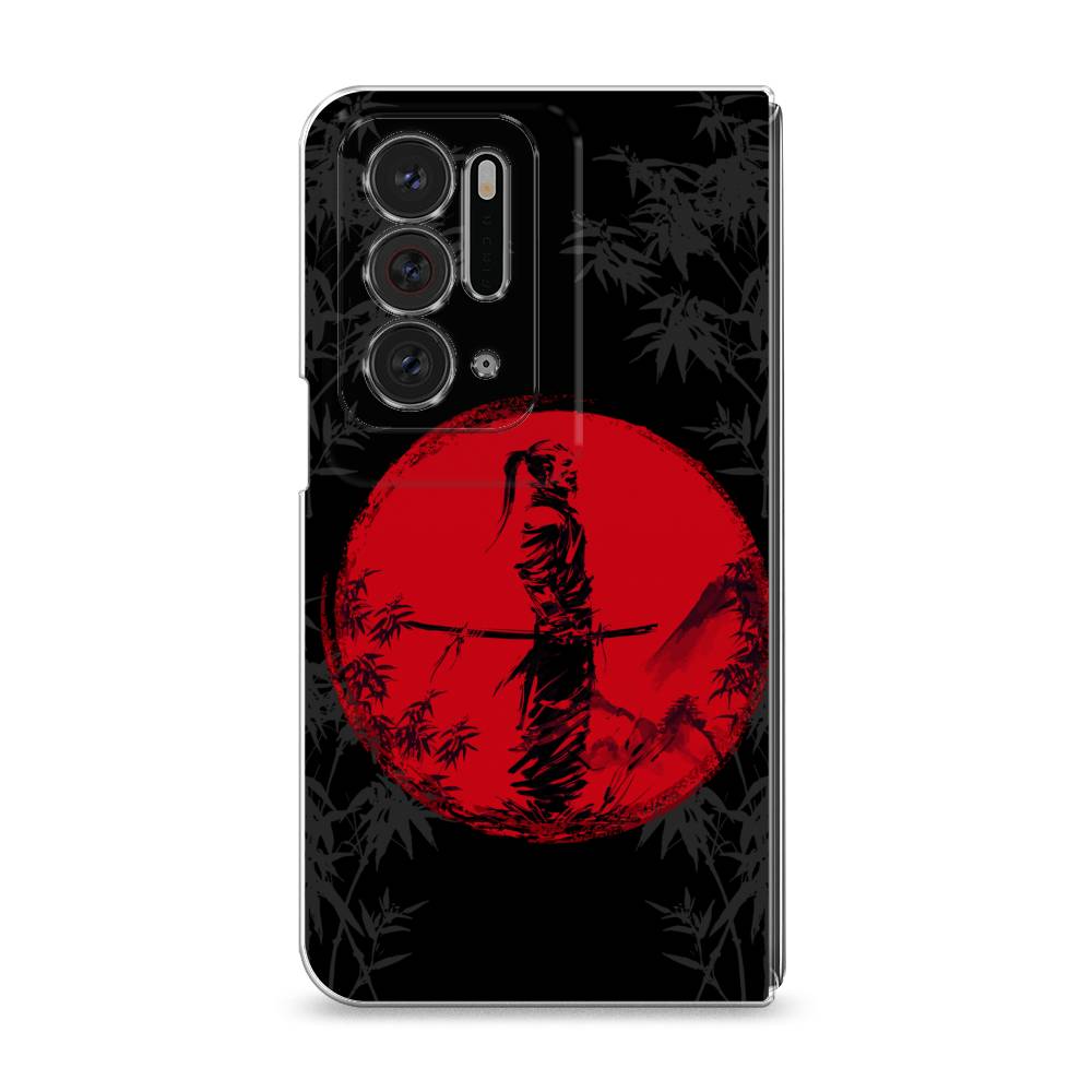 

Чехол на Oppo Find N "Самурай на красном фоне", Черный;красный;серый, 259650-4