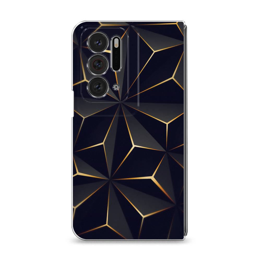 

Чехол на Oppo Find N "Черные полигоны", Золотистый;черный, 259650-3