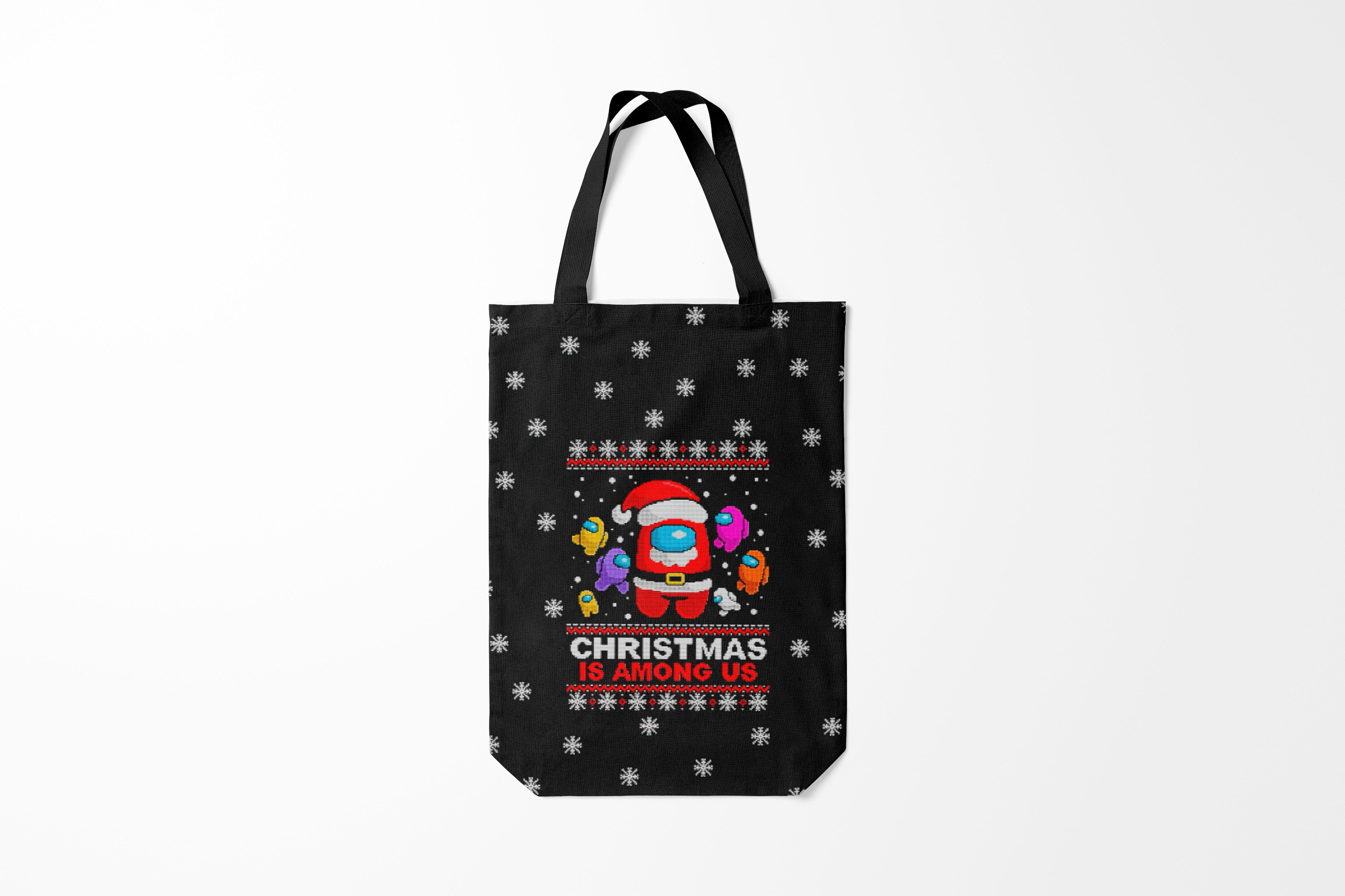 

Сумка шoппер унисекс Burnettie Among us Рождество,, Among us Рождество