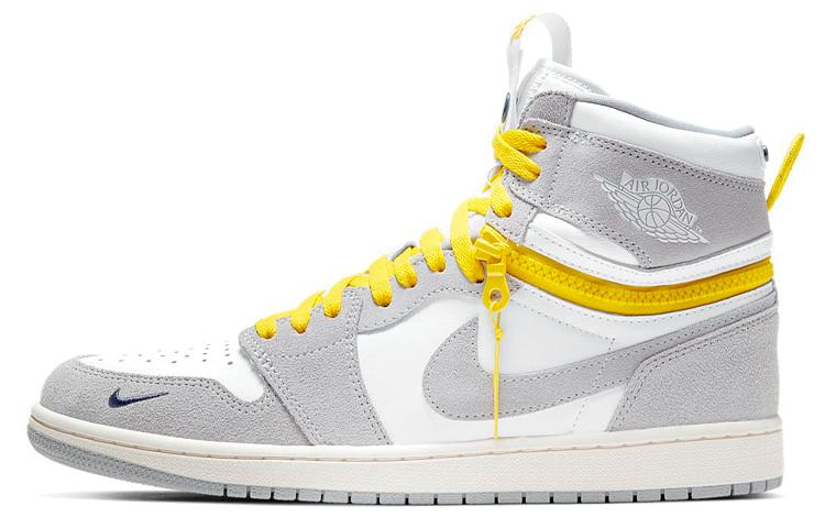 

Кеды унисекс Jordan Air Jordan 1 high switch light smoke grey серые 47.5 EU, Серый, Air Jordan 1 high switch light smoke grey