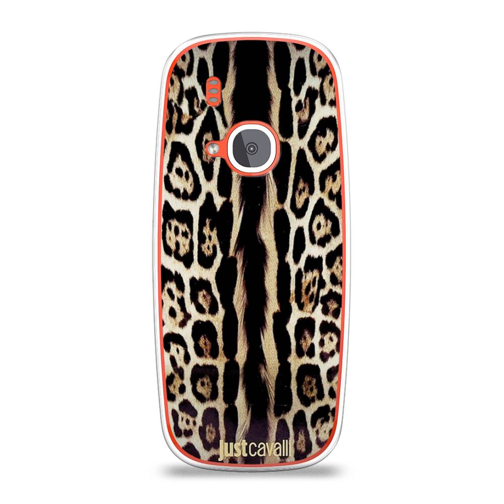 

Чехол на Nokia 3310 (2017) "Леопард кавалли", Черный;коричневый, 120550-1