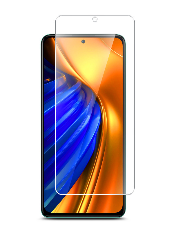 

Защитное стекло для Xiaomi Poco F4 гибридное прозрачное, Xiaomi Poco F4