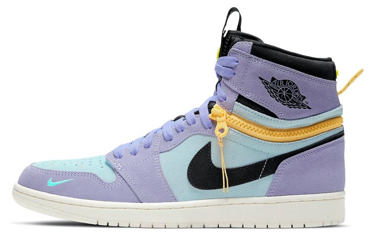 

Кеды унисекс Jordan Air Jordan 1 high switch purple pulse фиолетовые 46 EU, Фиолетовый, Air Jordan 1 high switch purple pulse