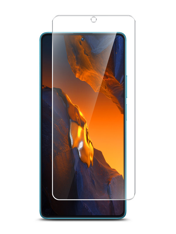 

Защитное стекло для Xiaomi POCO F5 гибридное прозрачное, Xiaomi POCO F5