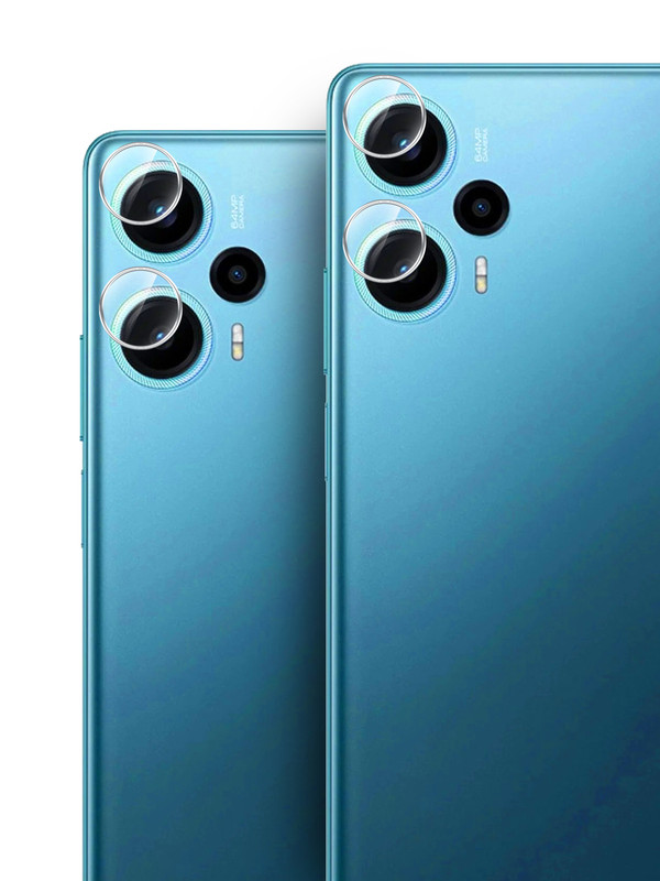 

Защитное стекло для Xiaomi POCO F5 на камеру 2 шт гибридное прозрачное, Xiaomi POCO F5
