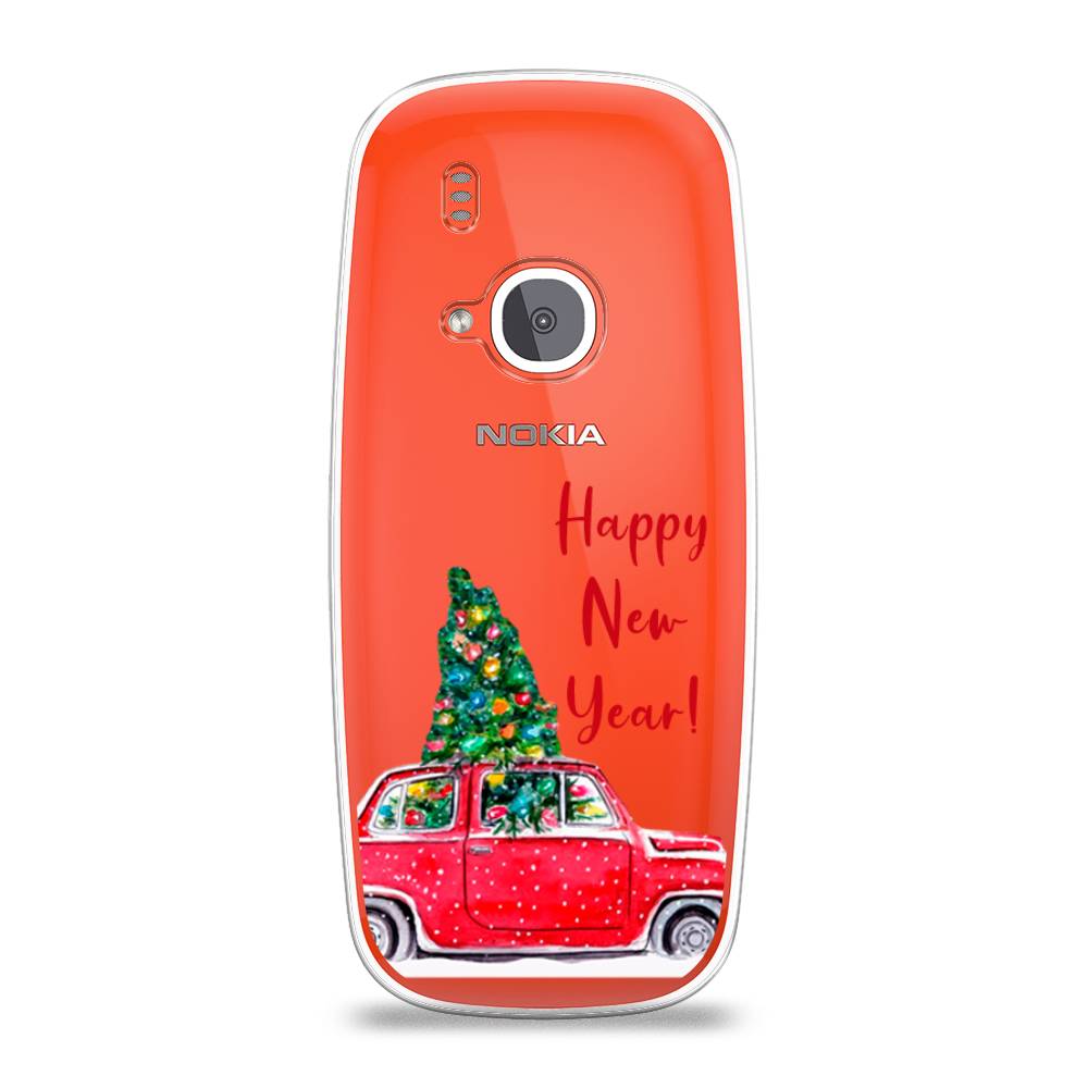 

Чехол на Nokia 3310 (2017) "Happy New Year", Красный;зеленый, 120550-5