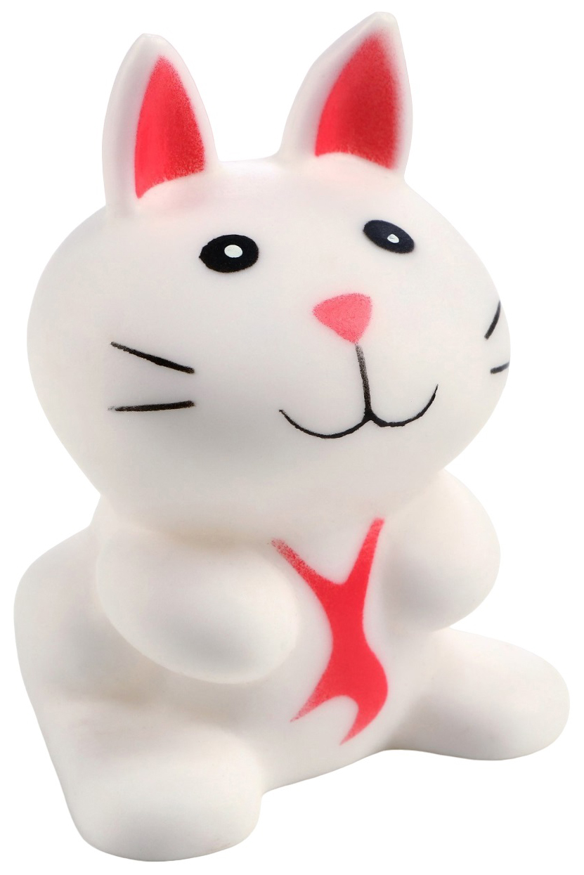 

Игрушка для собак Пижон кот, пищащая, белая, 8,5 см