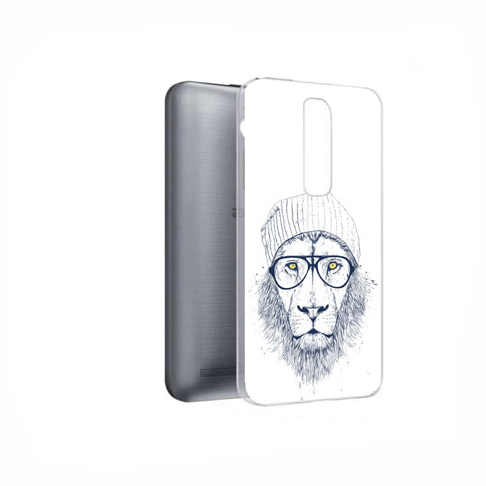 

Чехол MyPads Tocco для Asus ZenFone 2 Laser (ZE601KL) хиппи лев, Прозрачный, Tocco