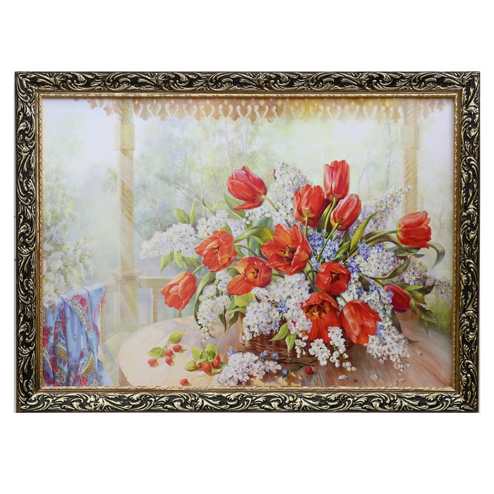 

Картина "Букет на веранде" 57х77 см