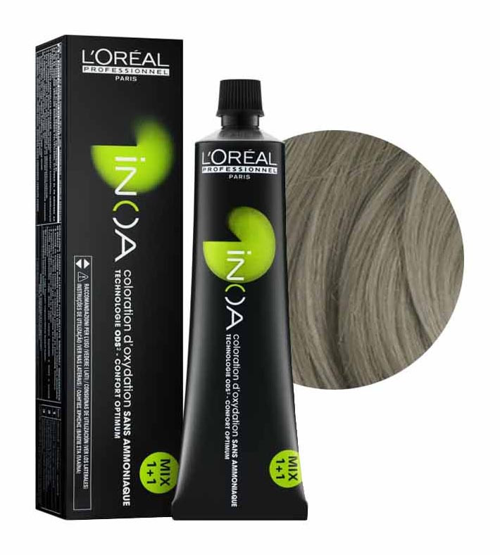 Краска L'Oreal Professionnell 8.0 cветлый блондин глубокий 60 г краска для волос l oreal professionnel inoa 1 глубокий 60 г