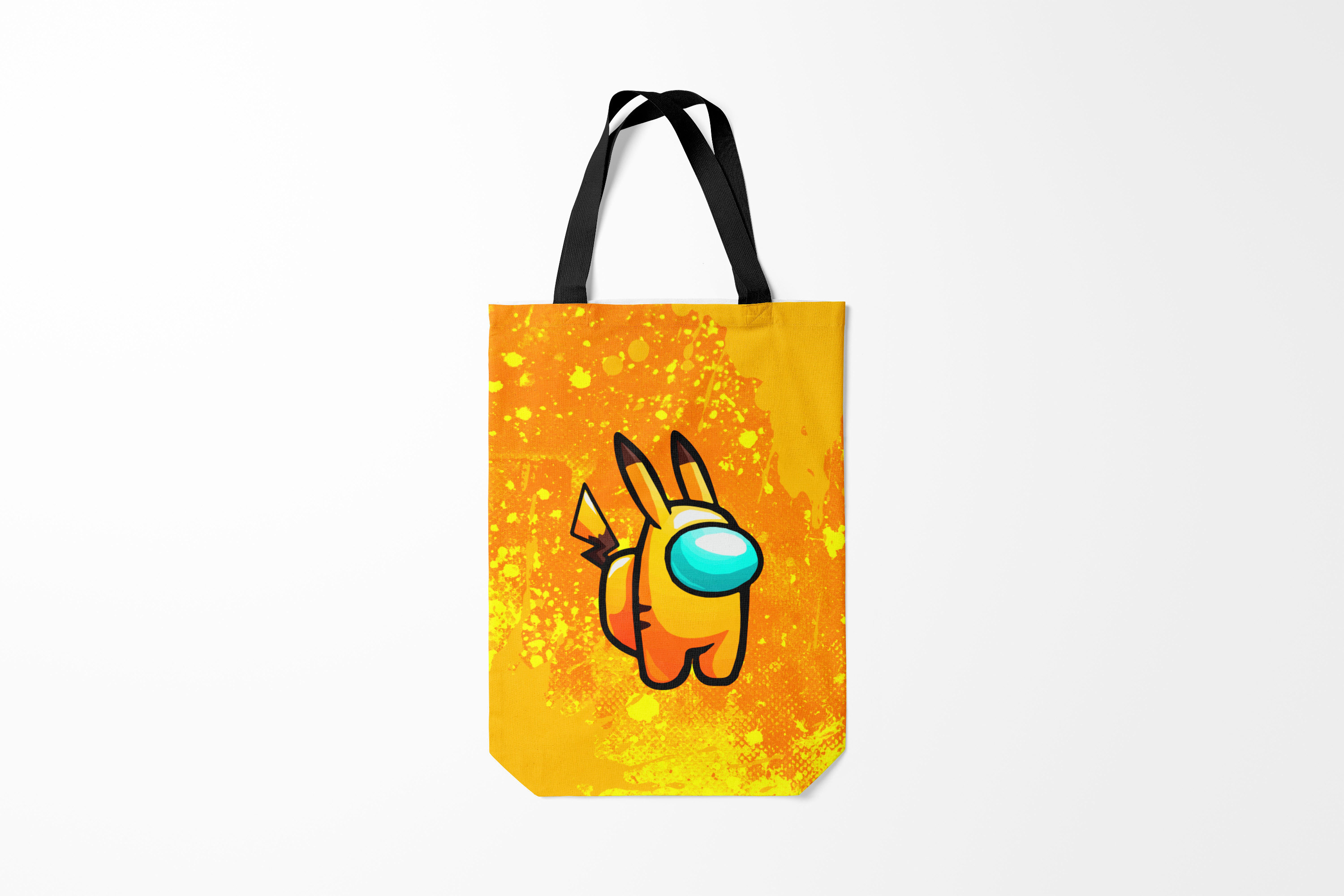 

Сумка шoппер унисекс Burnettie Among us Pikachu,, Among us Pikachu