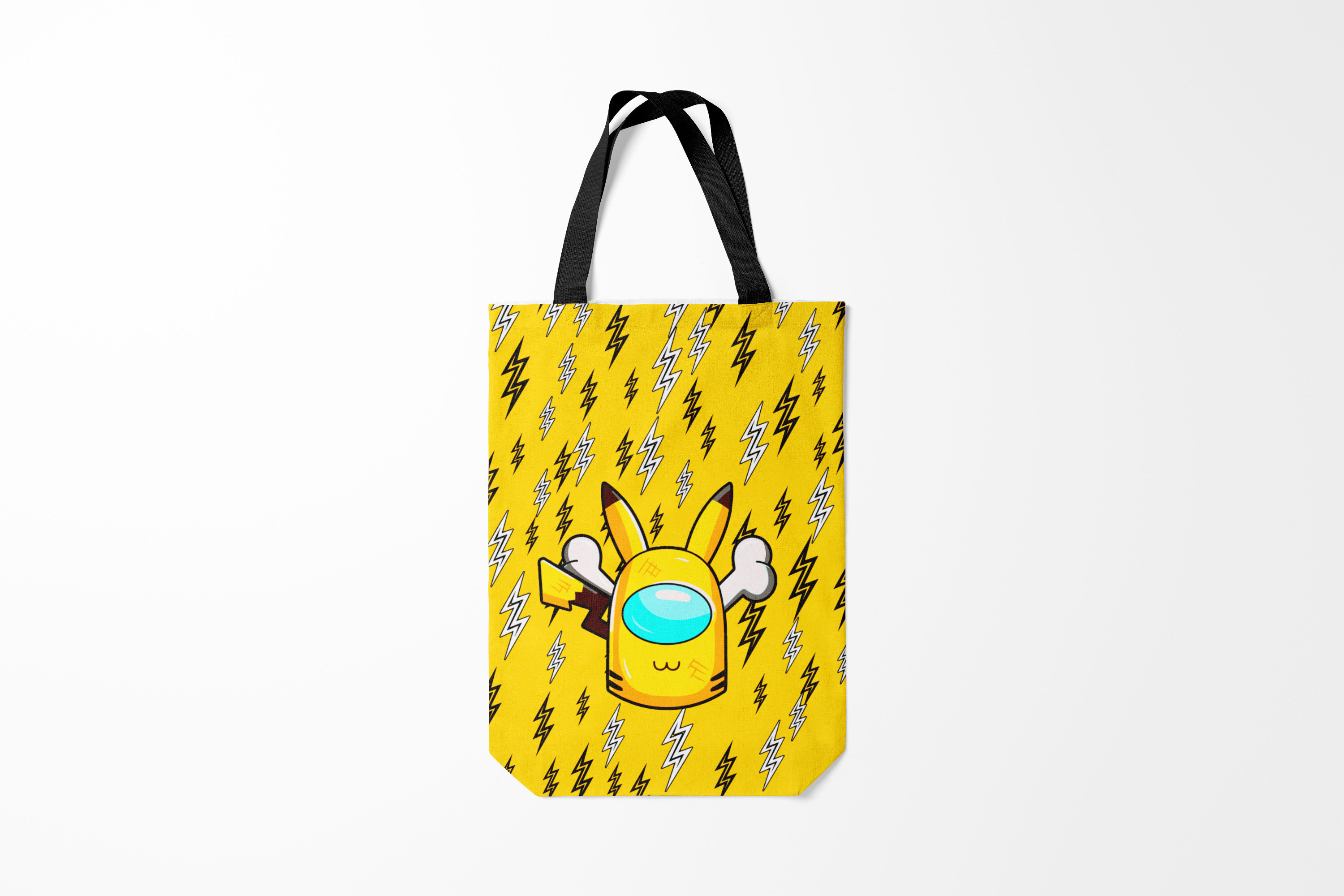

Сумка шoппер унисекс Burnettie Among us PIKACHU,, Among us PIKACHU