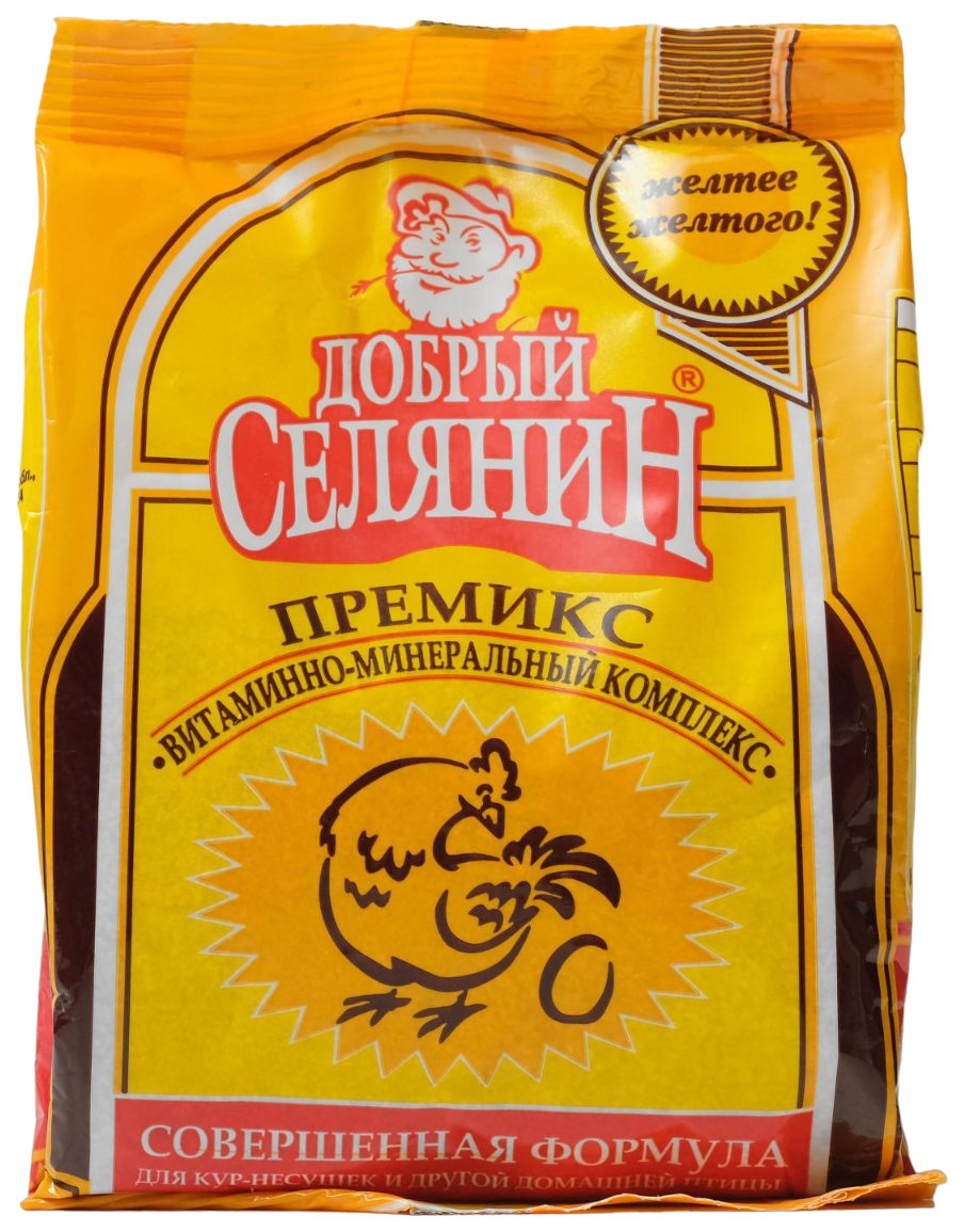 Премикс ВМК Добрый селянин Совершенная формула для домашней птицы, окрас желтка, 150 г