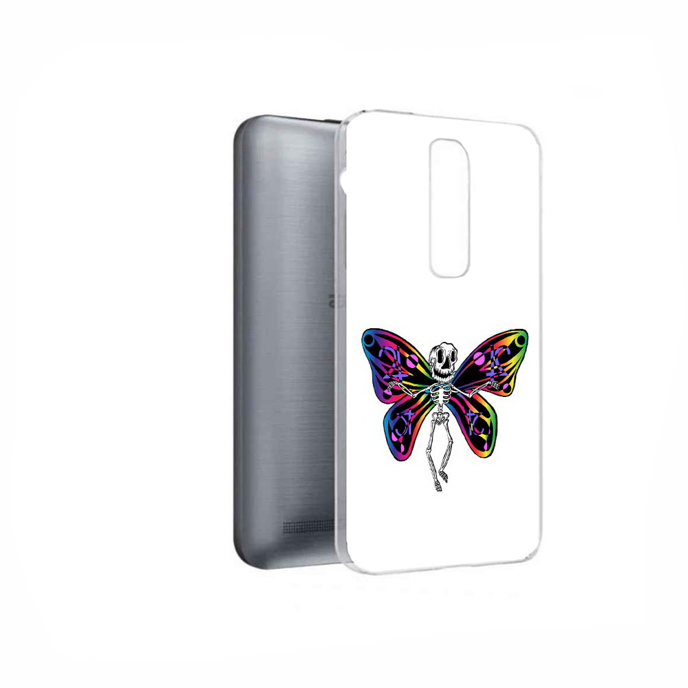 Чехол MyPads Tocco для Asus ZenFone 2 Laser (ZE601KL) эффект бабочки