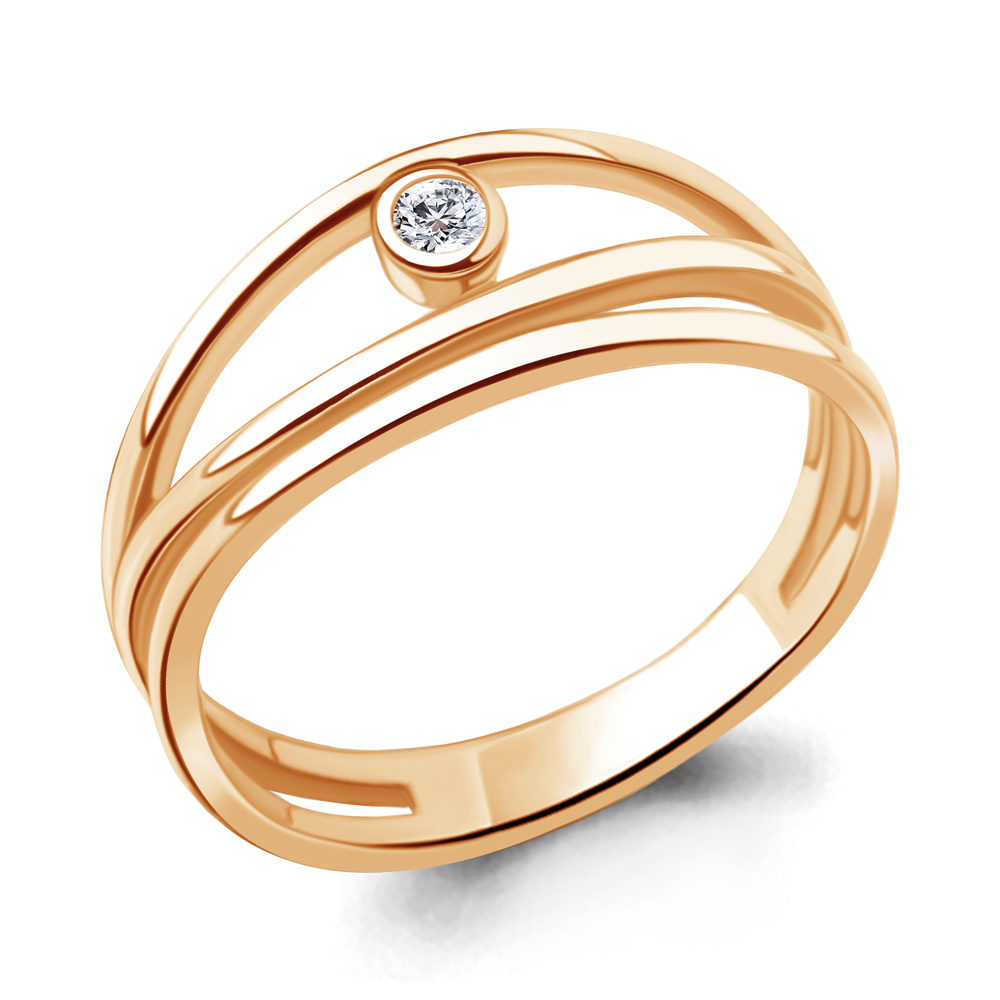 

Кольцо из серебра р. 18 AQUAMARINE 67214А_925_з, 67214А_925_з
