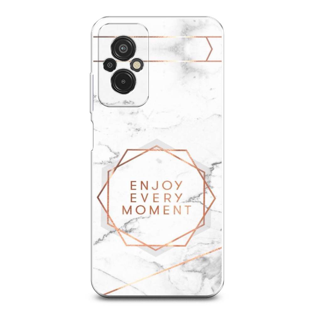 

Чехол Awog на Xiaomi Redmi 11 Prime 4G "Enjoy every moment мрамор", Белый;розовый;серый, 316850-7