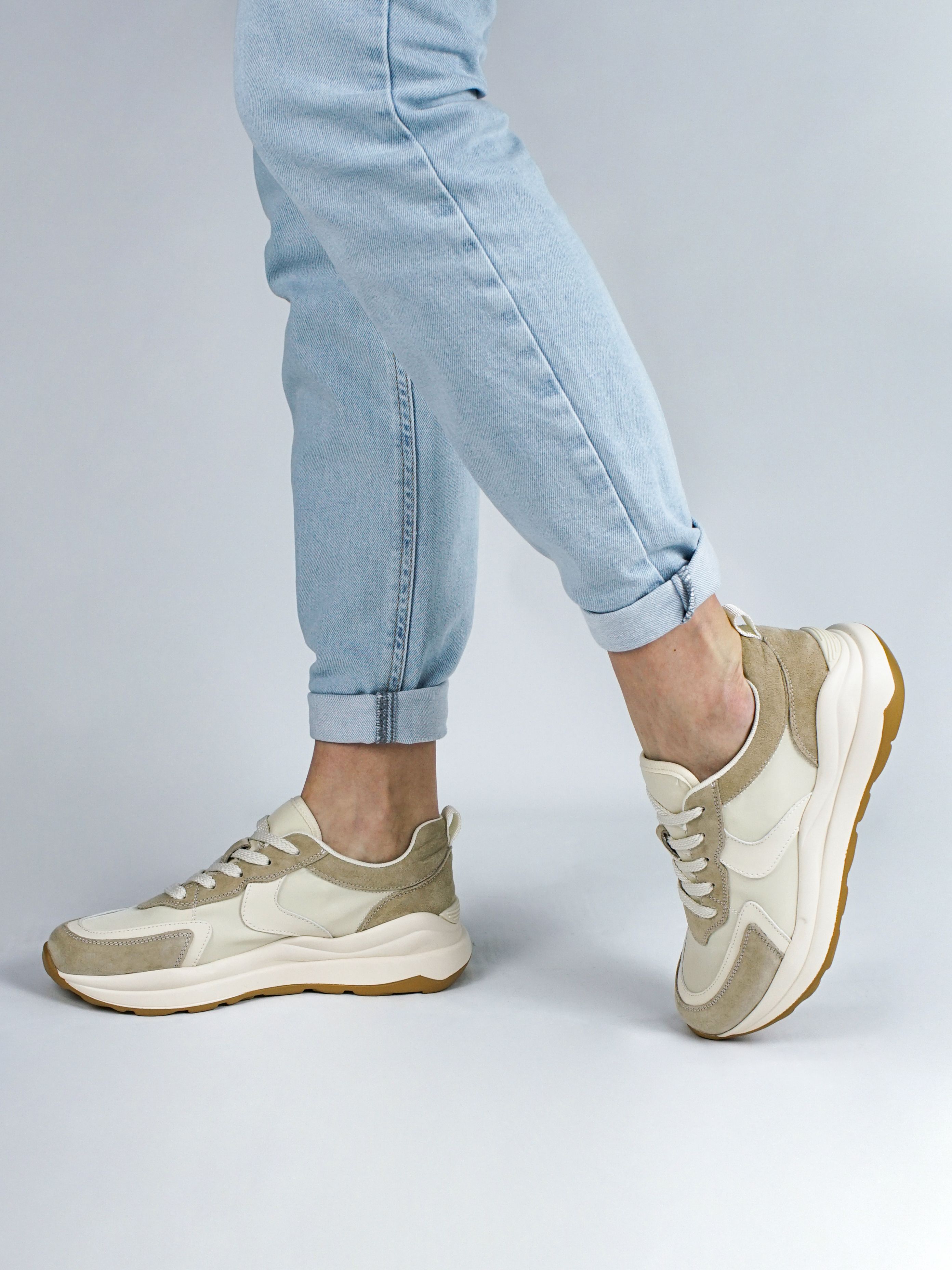 

Кроссовки женские 365 Shoes 1288-1 бежевые 37 RU, Бежевый, 1288-1