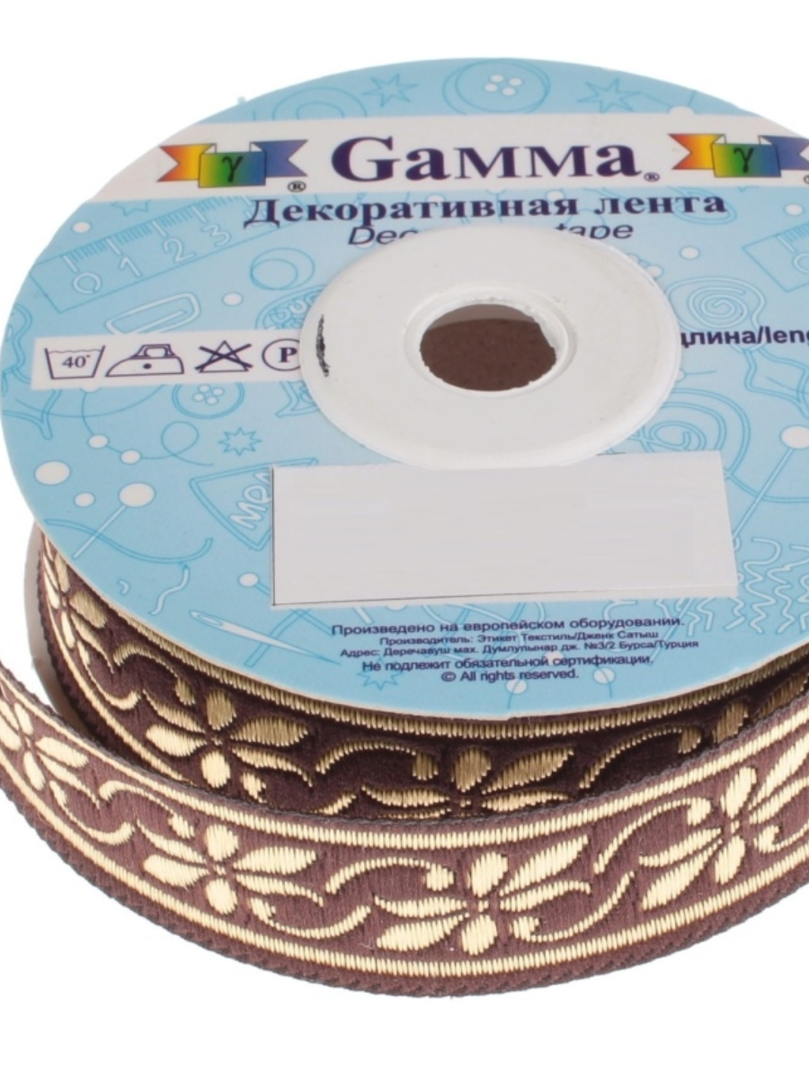 

Gamma 33-35 мм, 10 м, отделочная, коричневый
