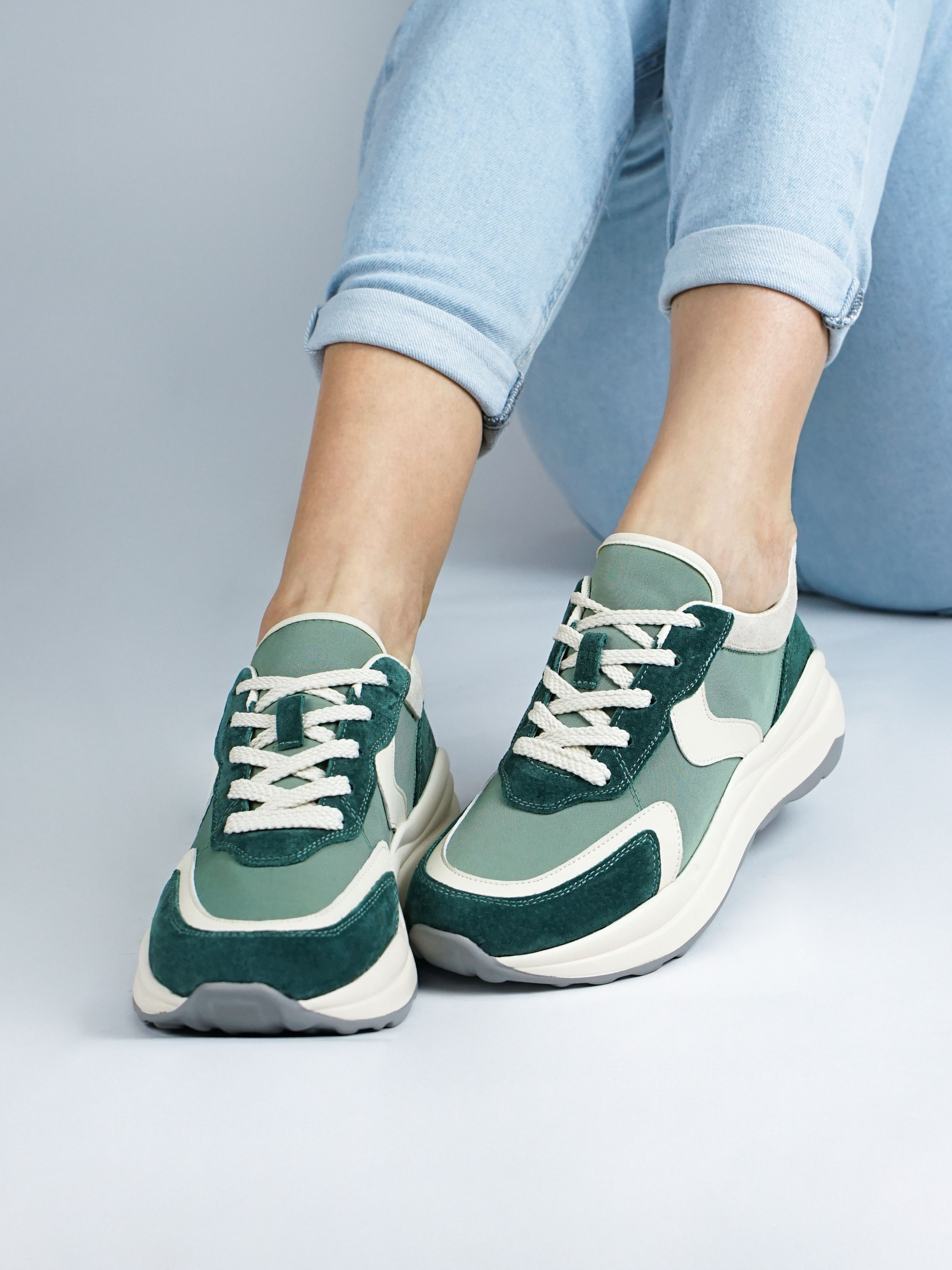 

Кроссовки женские 365 Shoes 1288-2 зеленые 39 RU, Зеленый, 1288-2