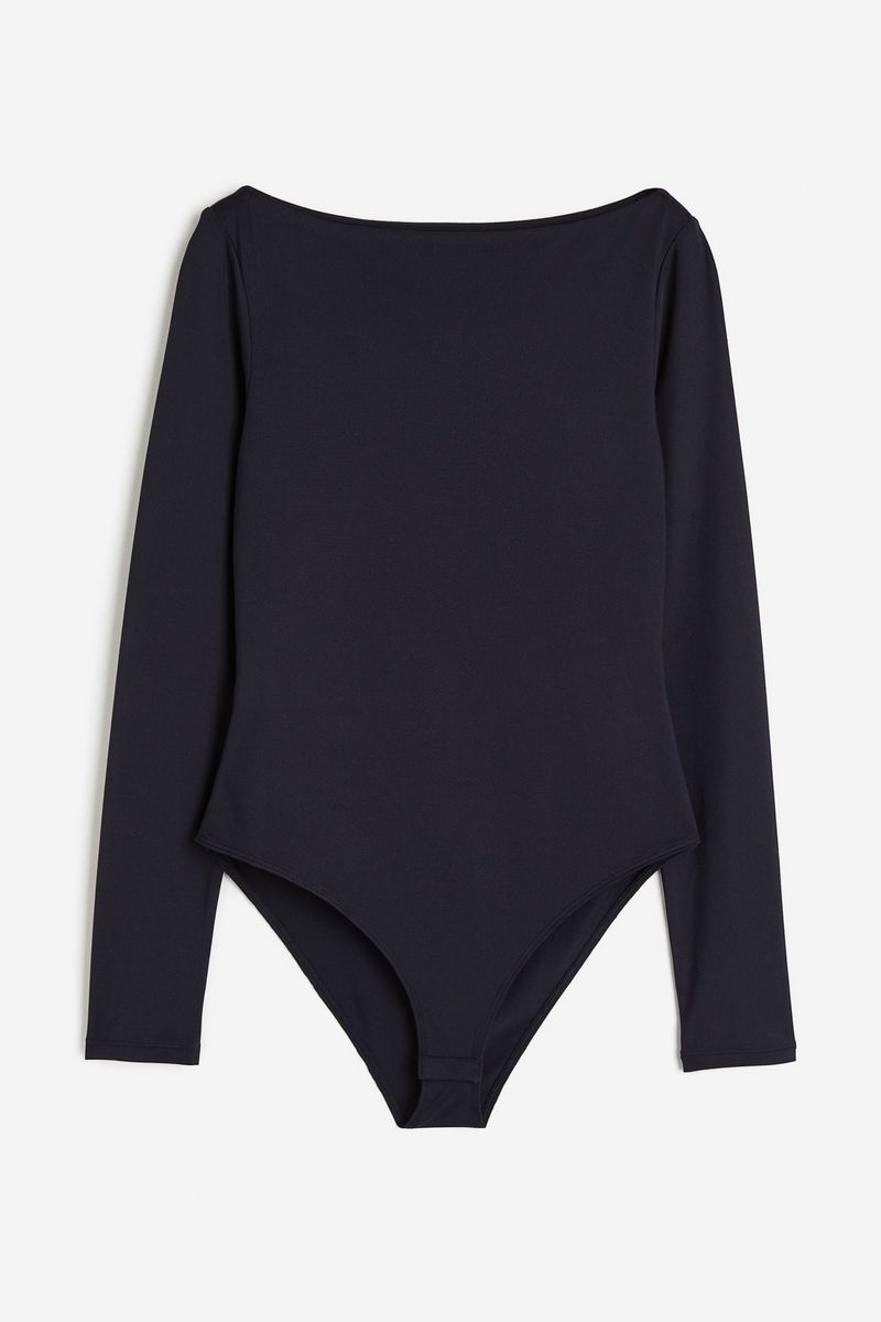 

Боди женское H&M 1216651 синее L, Синий, 1216651