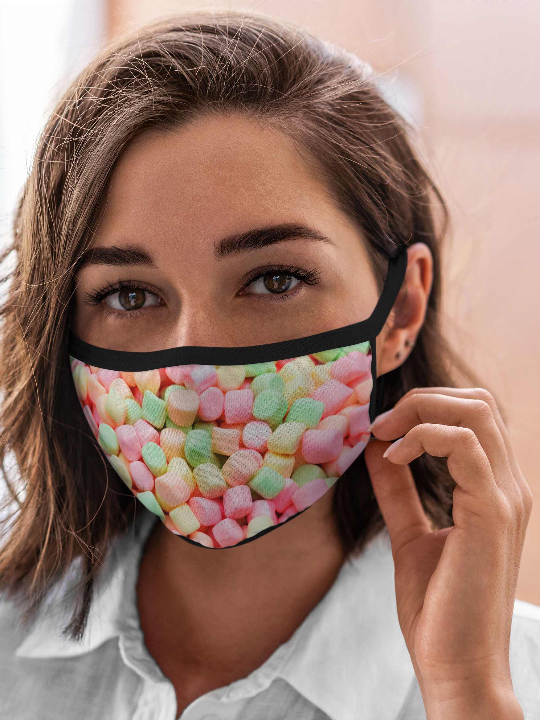 

Многоразовая маска унисекс Burnettie Еда Маршмэлов Зефирки Нежные, Разноцветный, Еда Маршмэлов Зефирки Нежные