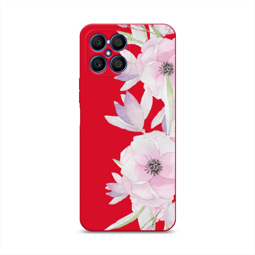 

Чехол Awog на Honor X8 "Нежные анемоны", Розовый;черный;фиолетовый, 6107653-1