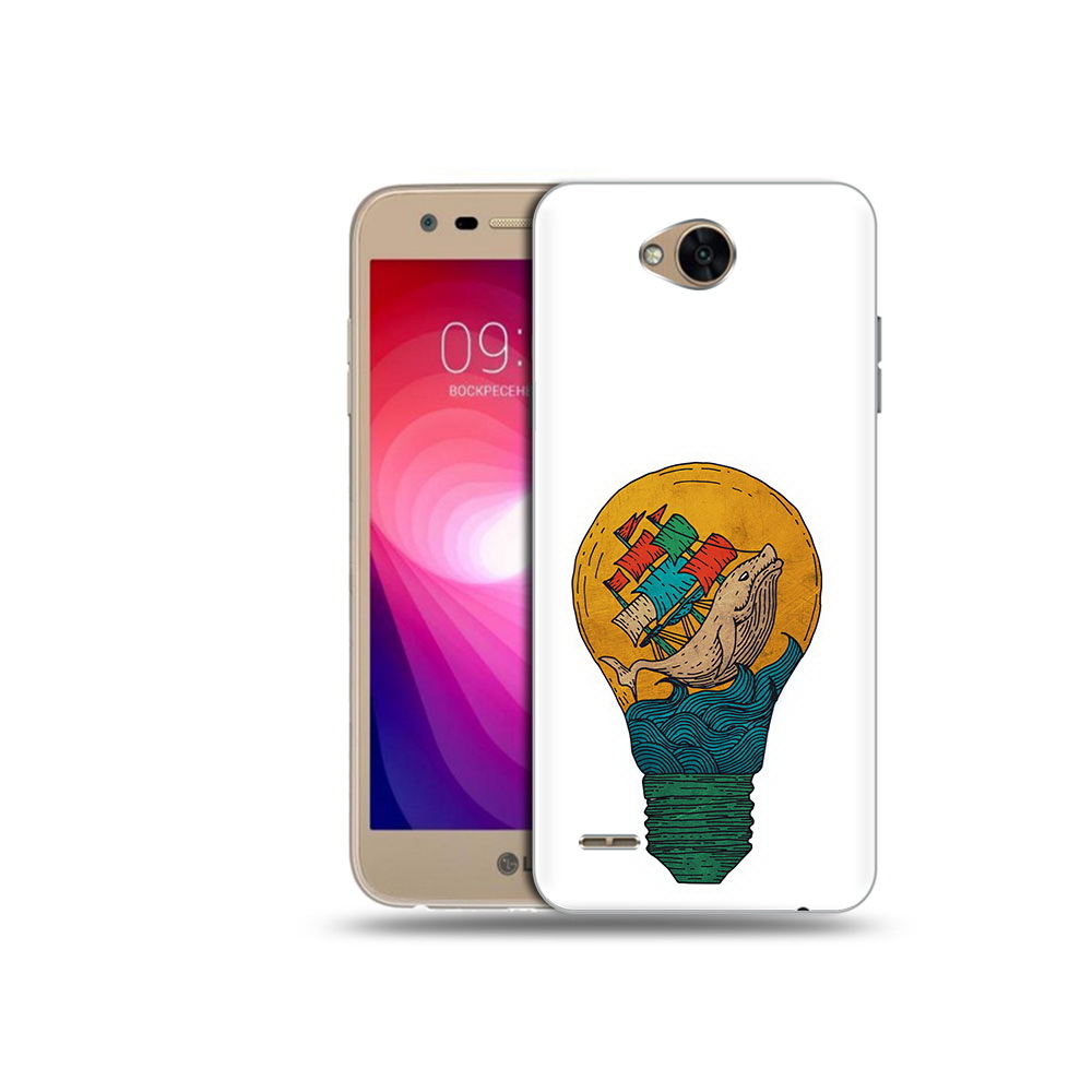 

Чехол MyPads Tocco для LG X Power 2 кит в лампочке с парусами, Прозрачный, Tocco