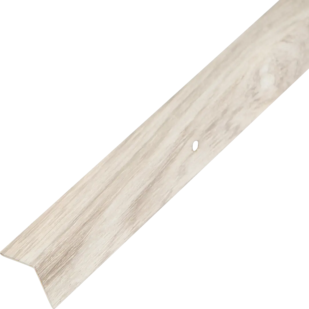 Порог угловой (угол) Artens универсальный 20х20х900 мм цвет дуб белый